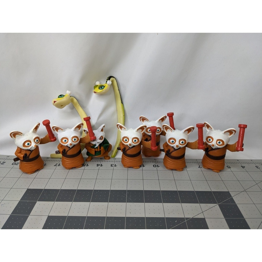 Kung Fu Panda Master Shifu Viper Figure Lot McDonalds
